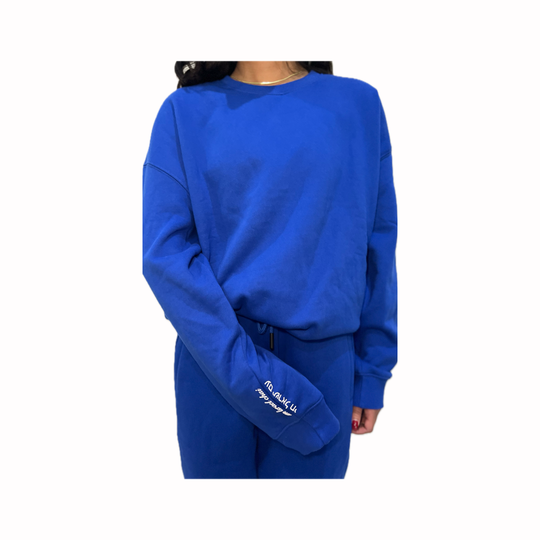 Am Israel Chai Royal Blue Sweatshirt - UNISEX