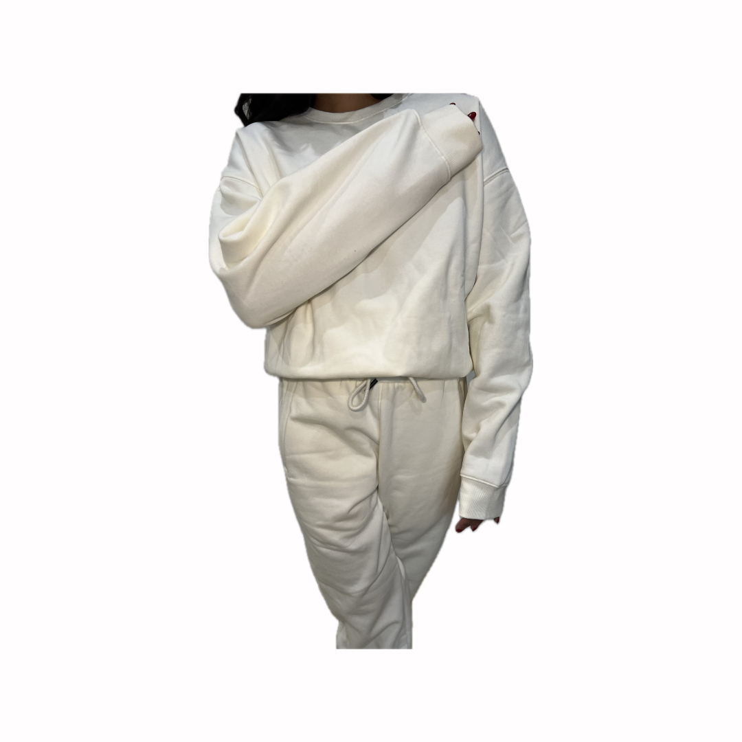 Am Israel Chai Off White Sweatshirt - UNISEX